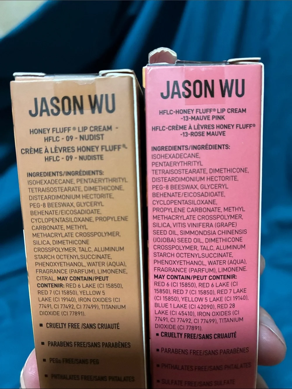 Jason Wu Honey Fluff Matte Lip Cream Duo — 13 Mauve Pink & 09 Nudist